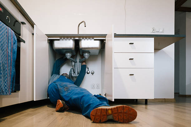 Professional Plumbing technician working in Crystal Lake, CT